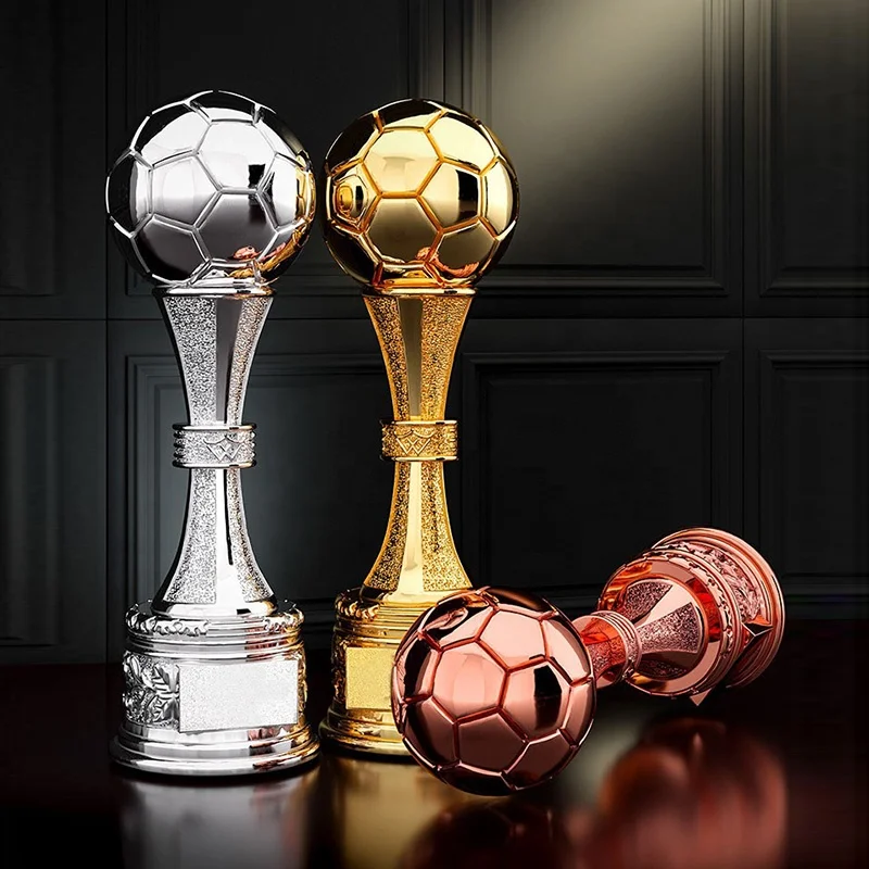 15inch Football Sports Resin Trophy Medal MVP Crystal Award,Basketball Golf Soccer Resin Crystal Trophines Leagues DIY Ornament