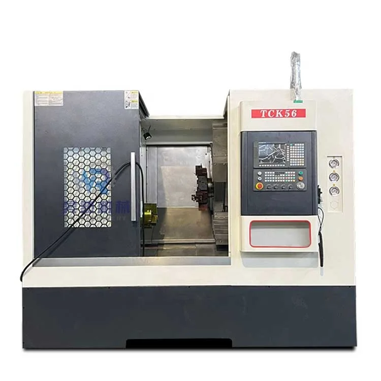 Top Sale Cnc Lathe Machine Slant Bed Lathe tck56 High Rigidity 12 Station Fanuc System With Best Price