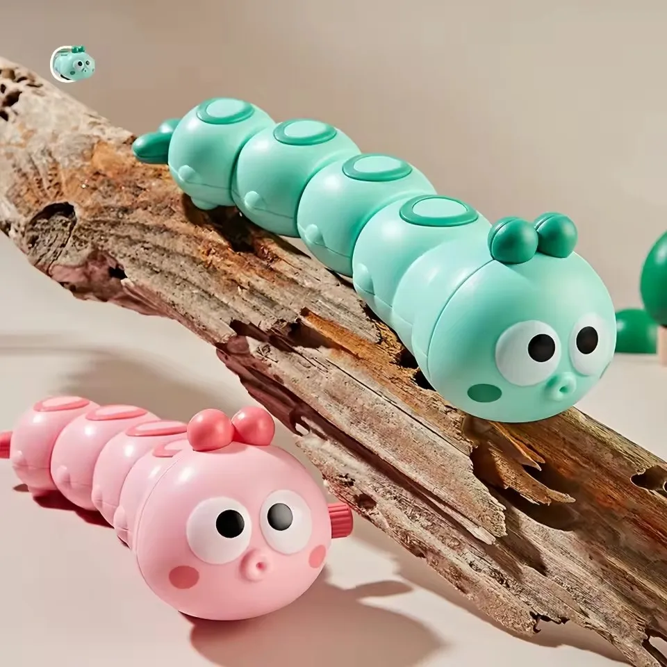 Wind-up swinging caterpillar toy cartoon wind-up swinging caterpillar baby educational crawling toy gift