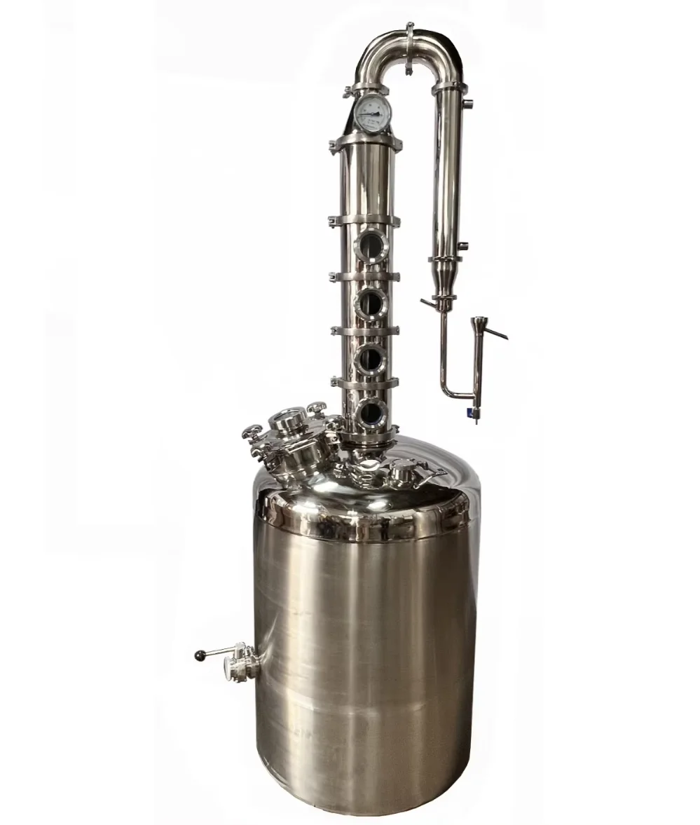 Towin 200L  Alcohol Distillery Equipment Copper Distillation Column Gin Still for Sale