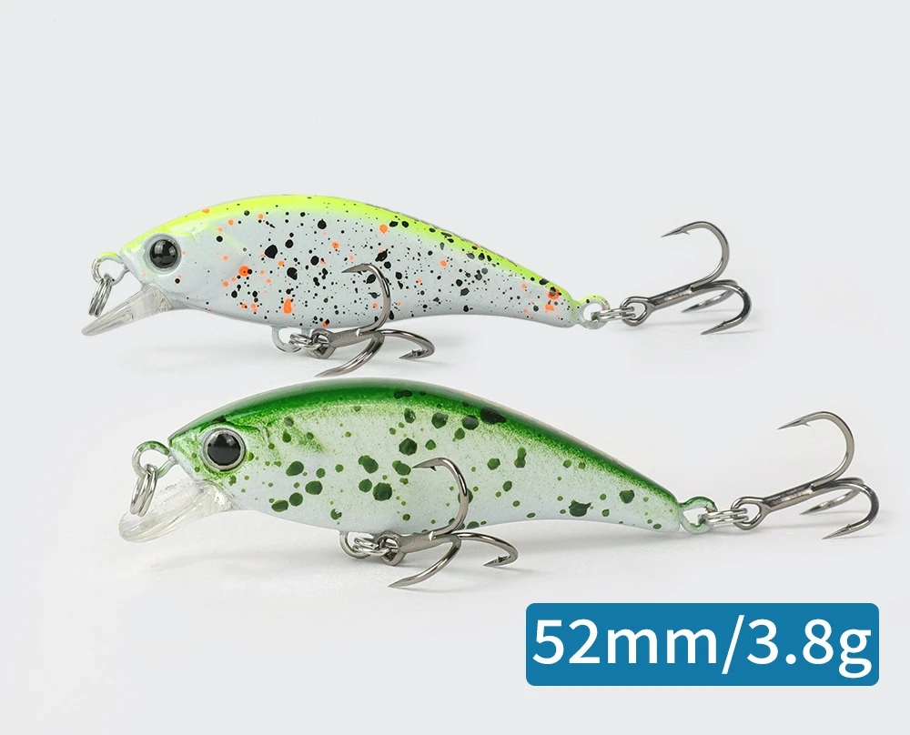 New Type 52mm 3.8g Minnow Sinking Artificial Bait Long-distance Fishing Hard Bait