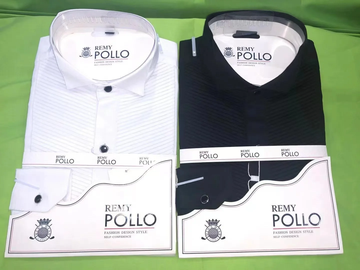 Actual 100% real Wholesale Men Shirt Slim fit Shirts Clothing Black Button Business Long Sleeve Party Wedding White Shirts MS621