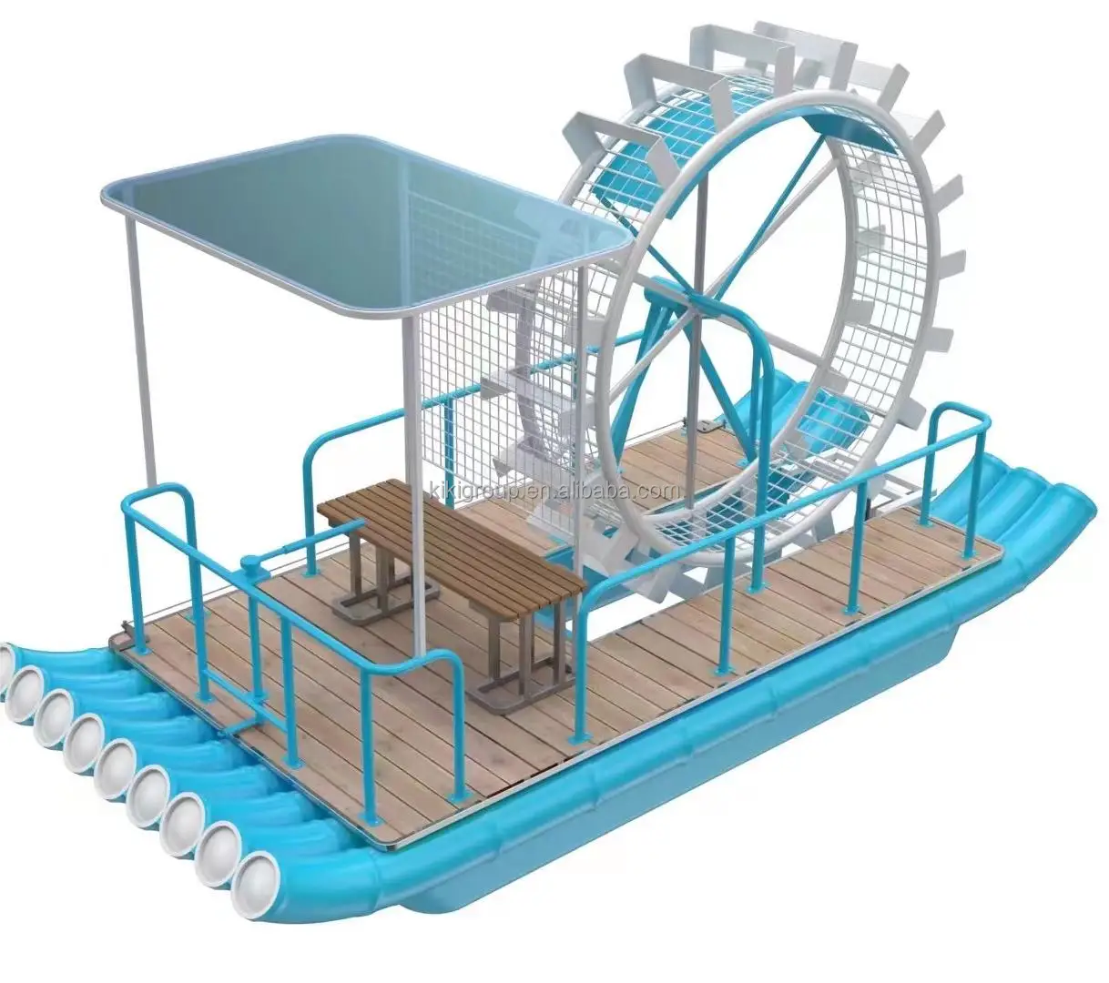 Water park equipment water walk recreation facilities lake manpower water bike pedal leisure boat
