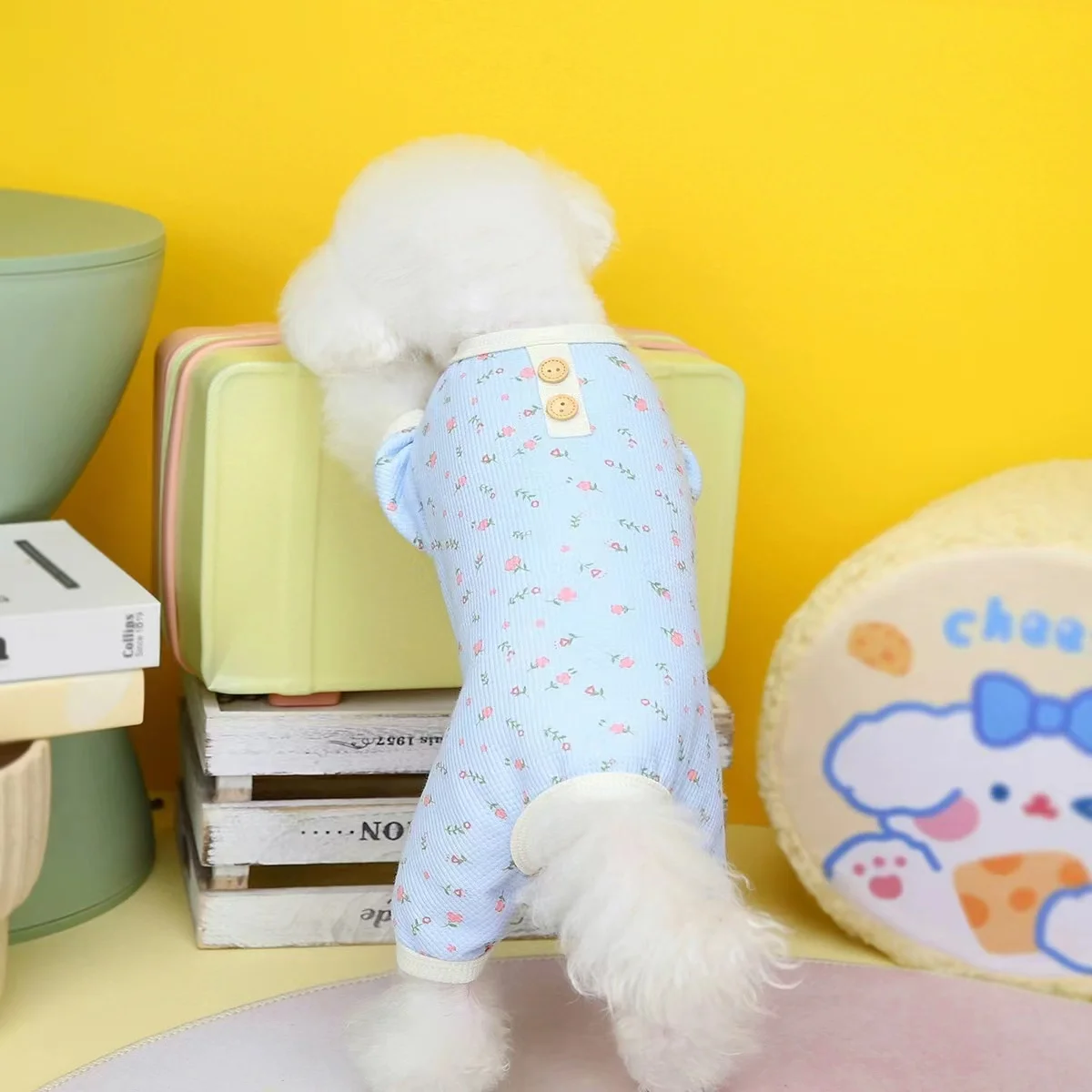 Flowers Design Cute Pet Clothes For Dog Summer Cat Wear Clothes Bangkok Dog Clothes Dog Supplies Pet Accessories