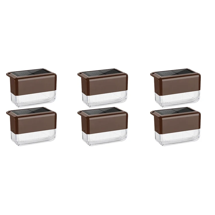 JACKYLED New Design Modern Waterproof Outdoor Led Step Stair Deck Garden  Solar Fence Post Lights