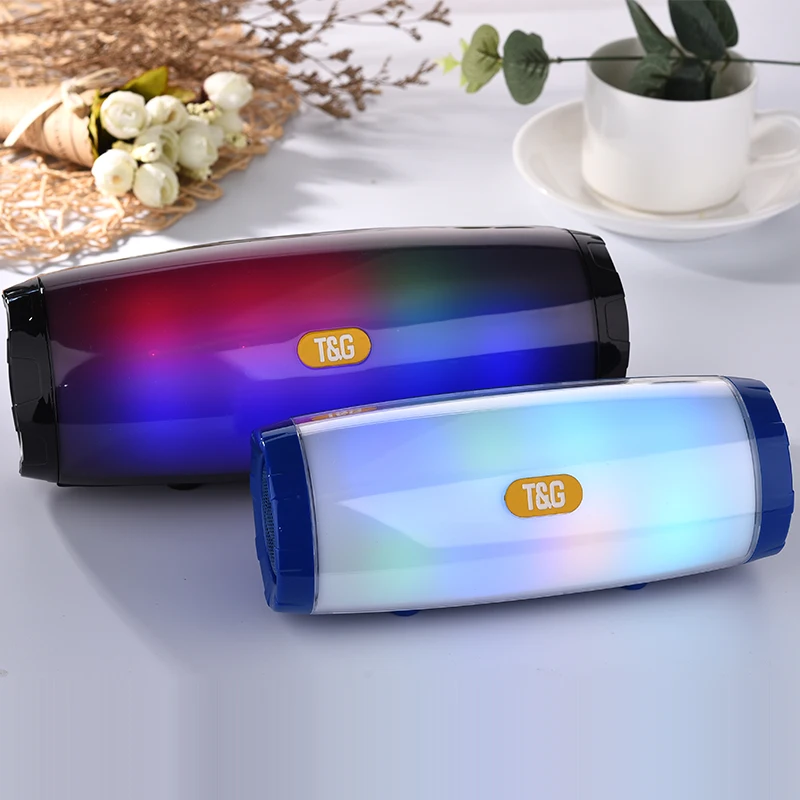 BT5.0 TG165C 1200 мАч 10 Вт светодиодная мигающая импульсная мини RGB поддержка освещения 2-в-1 серии TWS соединение для компьютера мобильного телефона