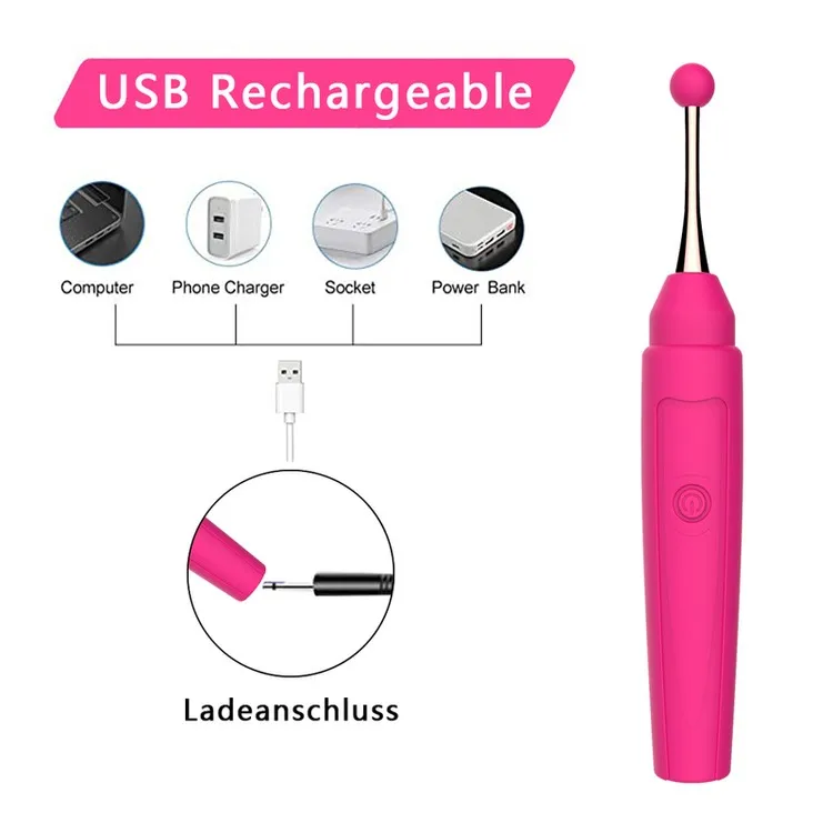10 kinds of strong vibration mode Rechargeable IPX7 waterproof sex female vibrator nipple and vagina massager sex toy for women