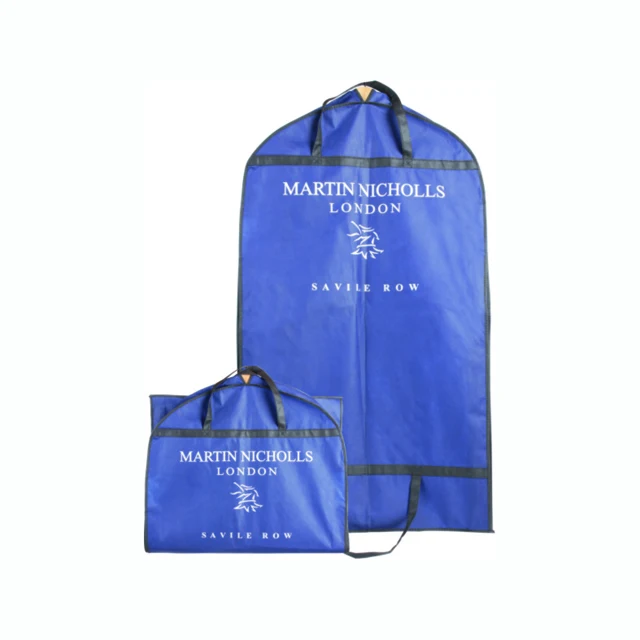 
Reusable durable waterproof dustproof business suit cover garment bag 