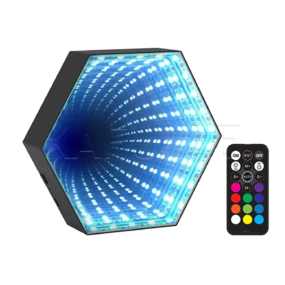 Electronic Gadget Novelty Certified Sound Reactive Mirror Light Wall Mount LED Game Ambient Lighting