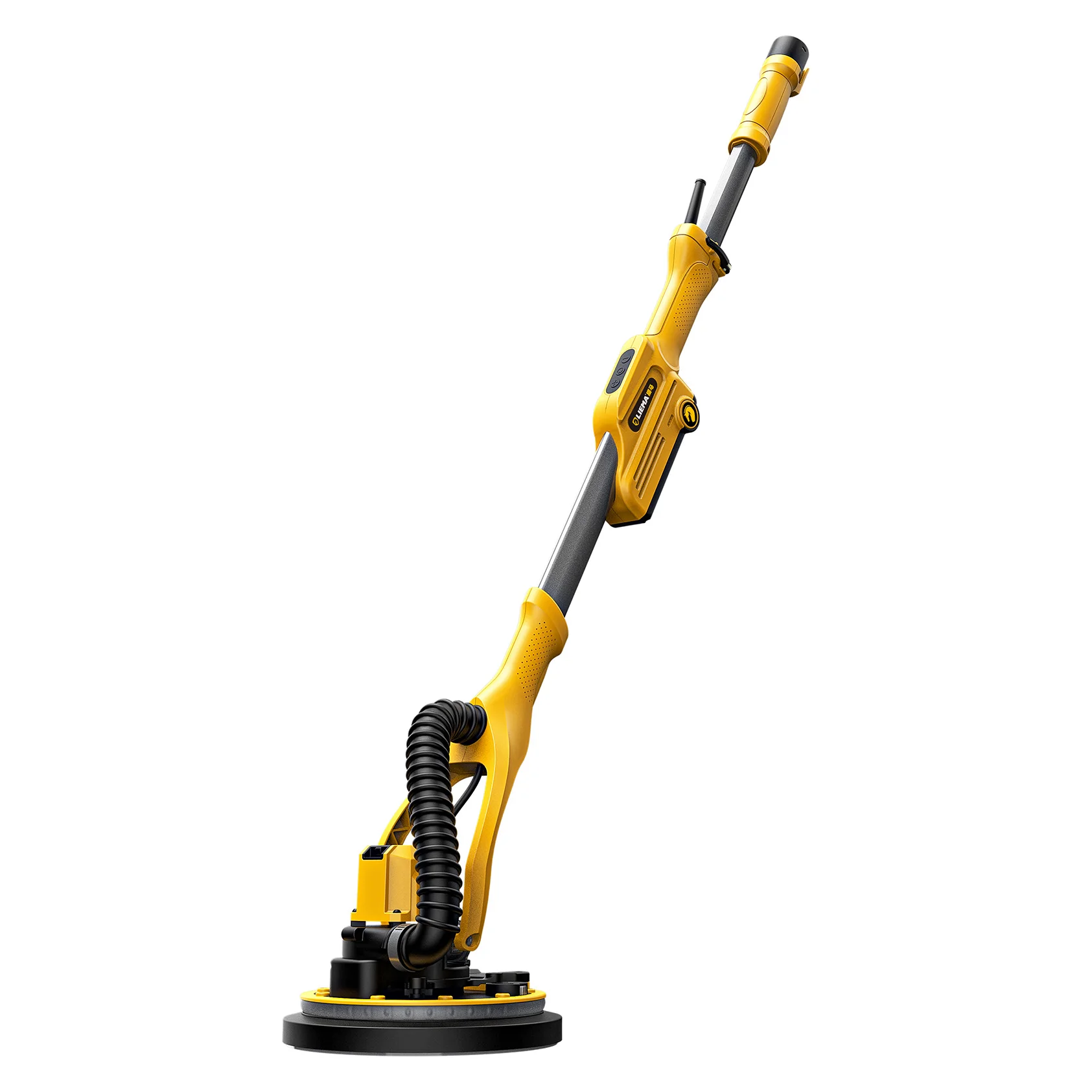 Электрическая шлифовальная машина LIEMA LM-225ST для гипсокартона со светодиодным светом и вакуумной очисткой 220 В складной дизайн