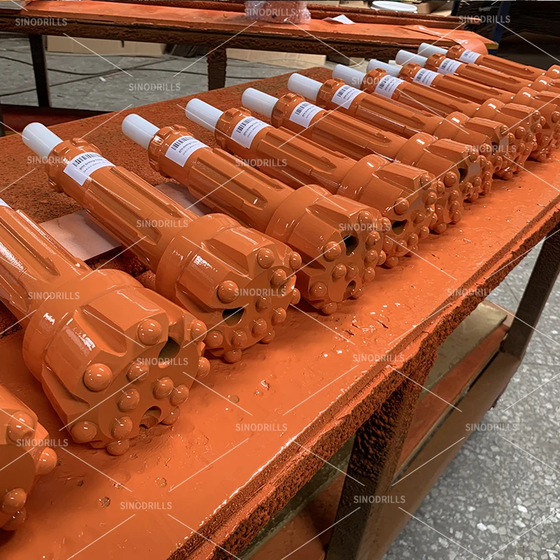 Sinodrills DTH Drill Button Bit DHD3.5 90mm Rock Drilling Tool Button Bits
