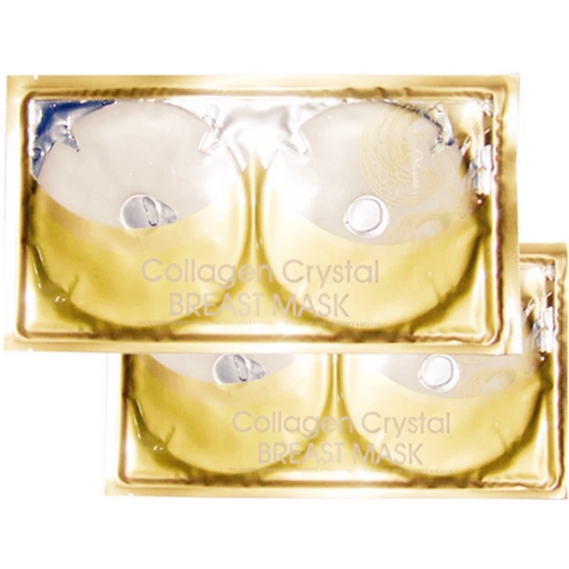 
For Women Female Pleura Drine Breast Lifting And Firming Anti Ageing Skin Care Gold Chest Masks Boobs Dry Enlargement Film Mask 