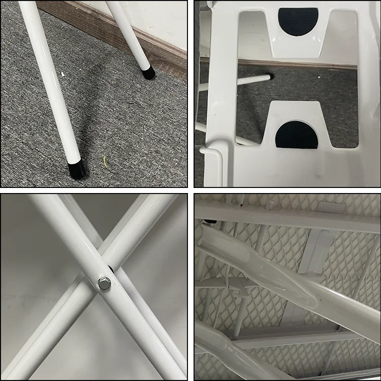 Adjustable Height Heavy Duty Ironing Board with Mesh Metal Base