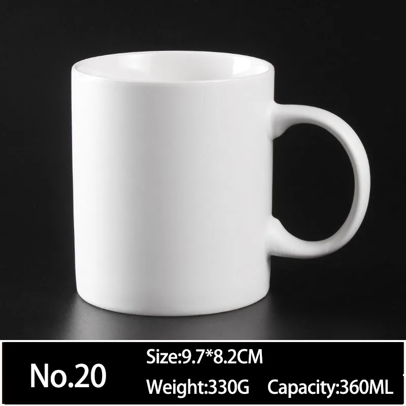 Wholesale creative gifts cheap printed sublimation porcelain ceramic coffee cup mug