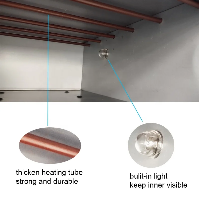 Commercial bakery equipment 1 deck 2 trays brick pizza industrial gas oven for bread baking