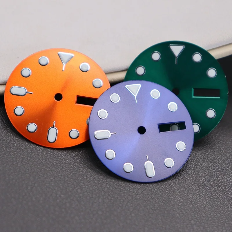 mechanical custom watch wrist tools & parts gmt 28.5mm dial fit nh34 nh35 nh36 miyota8215 7750 6497 eta 2824 movement
