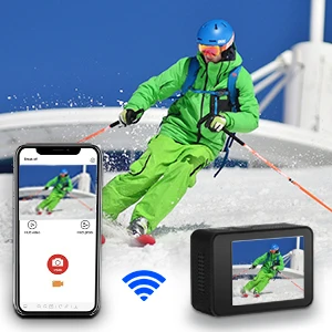 4k профессиональная цифровая спортивная видеокамера для спорта Hd 360 Vlog Youtube Водонепроницаемая шлем