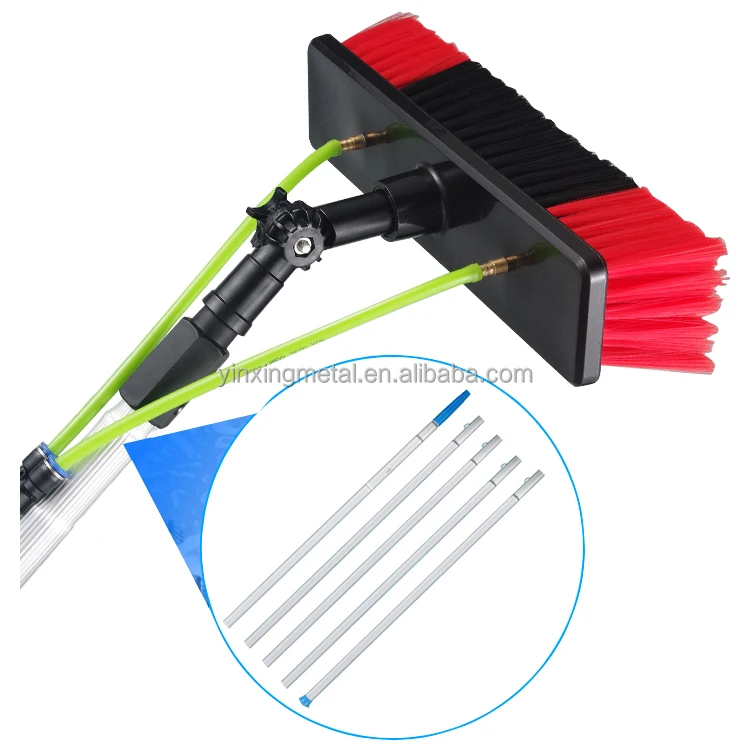 
Extenclean Aluminum Water Fed Pole Brush System Window Telescopic Solar Panel Cleaning 5m 