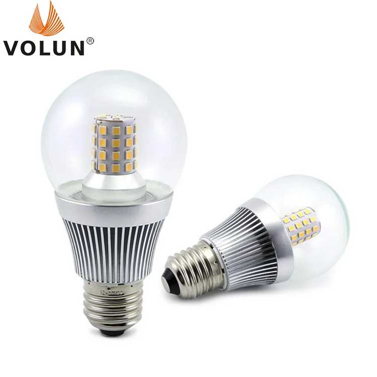 360 degree beam 10-30V 48-60V 85-260V luminous 24V led bulb light 36V high power 7W 9W 12W led solar light bulb