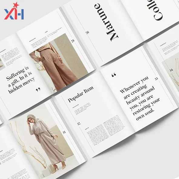 Модная индивидуальная печать для взрослых бизнес-дизайн одежды книжка-раскраска печатная компания журнал