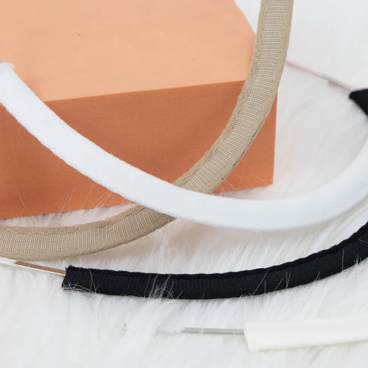 brown bra underwire casing wire elastic bra underwire channeling satin back boning casing support