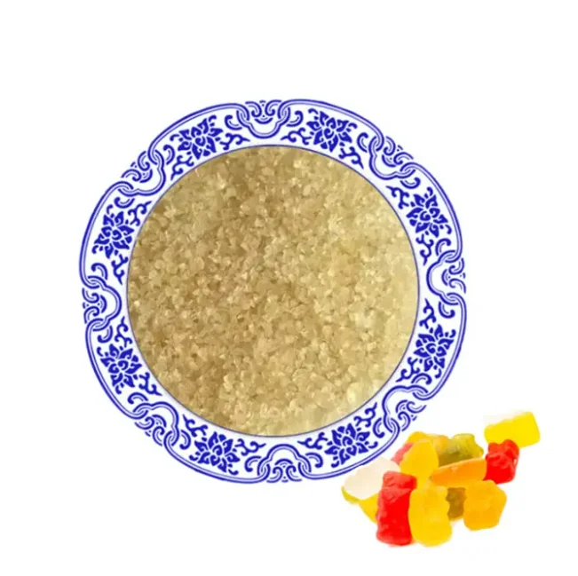 Halal Gelatine Sweets 25kg Bag Fruit 160 Bloom Animal Pig Beef Fish Sheet Food Candy Use Powder Gelatin
