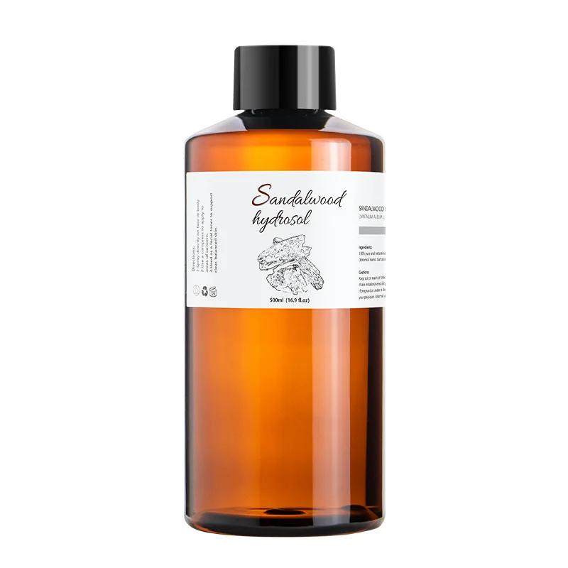 100% Pure Natural Sandalwood Hydrosol Sandalwood Water Face Hydrosol Floral Water Spray For Skin Carr And Hair Care 500ml/1L/25L