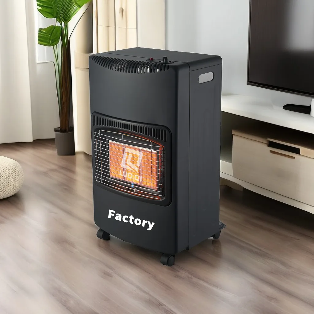 Energy Saving calentador a gas with Flame-Failure Protection Device portable gas heater with caster with CE