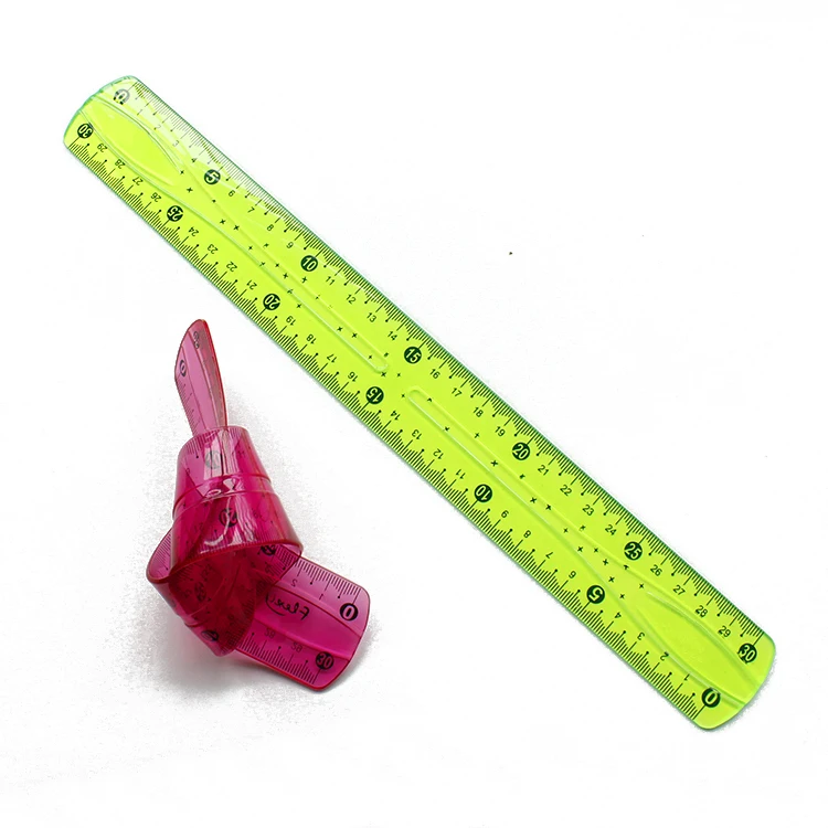 Shatter Resistant Ruler 30cm 12 Inch  Pvc  Shatter Resistant Ruler