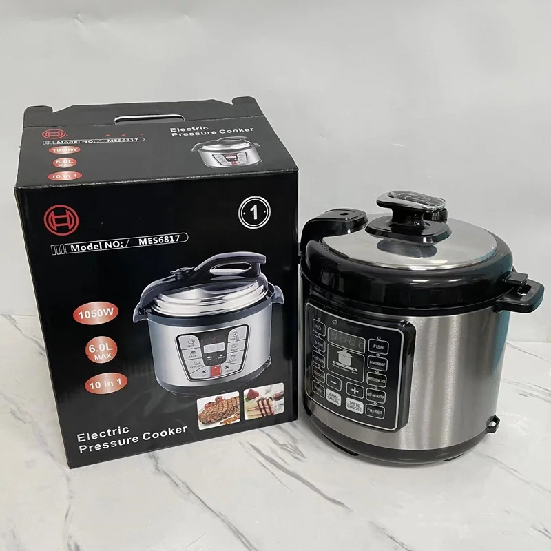 hot selling multi-purpose 5L /6L touch screen Electric pressure cooker slow cooker