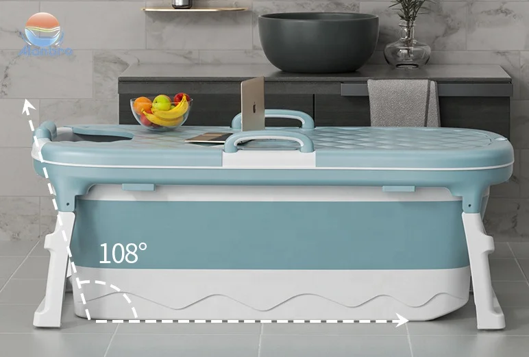 Portable Adult Bathtub Folding Shower Kids Swimming Sauna Spa Tub Bath Household Family Freestanding Bathtub