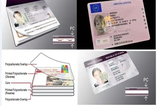 2023 Hot Selling High Quality PVC Polycarbonate PC security Identity Card Making Machine with Inner Water Tank