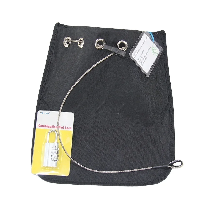 ss304 ss316 stainless steel anti-theft wire mesh bag