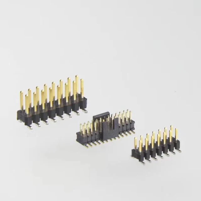 made in china PCB gold-plated 2.54mm dual row female header