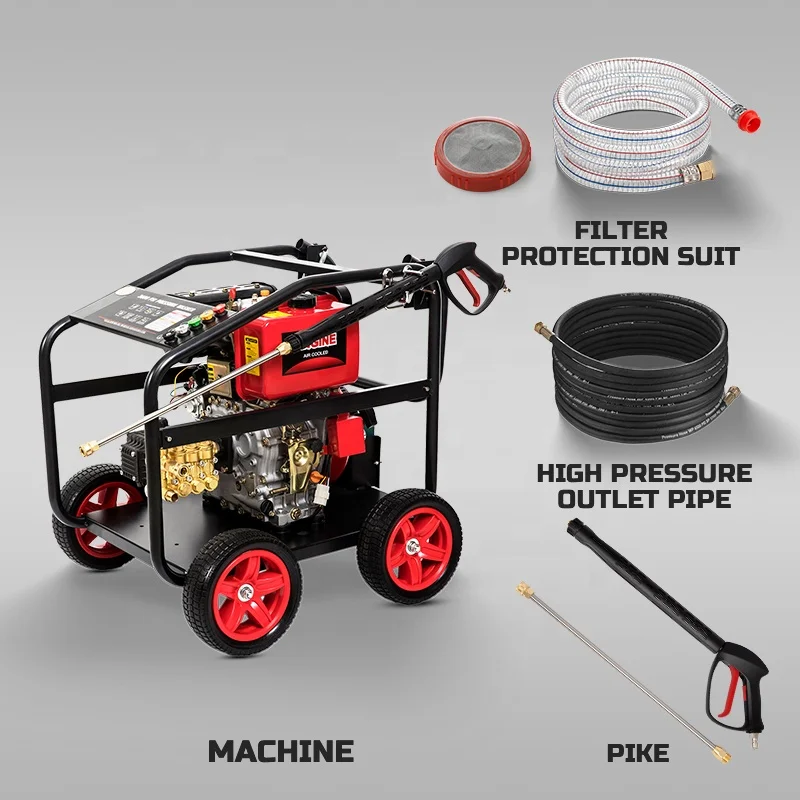 188FE 250bar мойка высокого давления дизельный двигатель 3600PSI очиститель