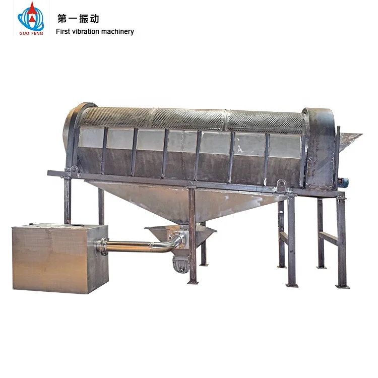 Big capacity Trommel Screen Rotary Drum Sieve for stone sieving