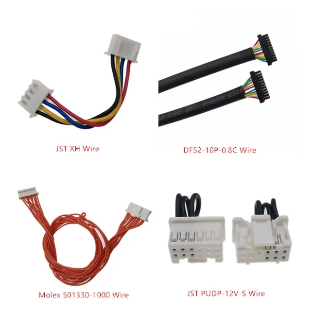JST SH GH ZH PH XH MOLEX Дюпон-0 8 1 0 25 5 2 54 мм Шаг 1Pin Американская классификация проводов 2р 3P 4 6 7 40Pin