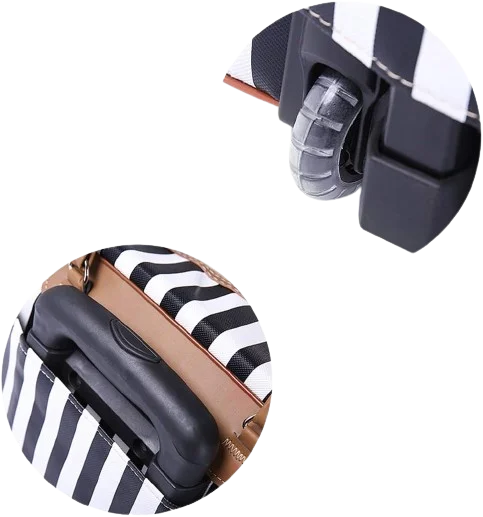 Trolley Travel Bags , Weekend Tote Bag, Suitable for Travel Large Capacity Waterproof Hand Luggage with Wheels fabric carry on