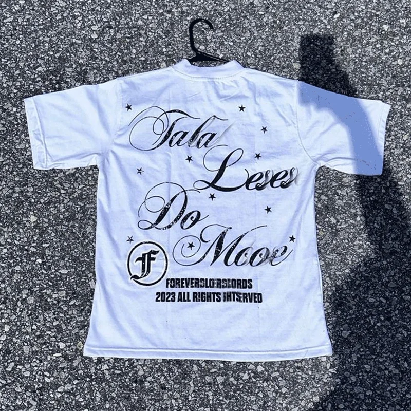 Custom Print Logo Heavyweght Fabric Patches Embroidery Vintage Distressed Applique Rips Acid Wash Sun Faded Oversized Men Tshirt