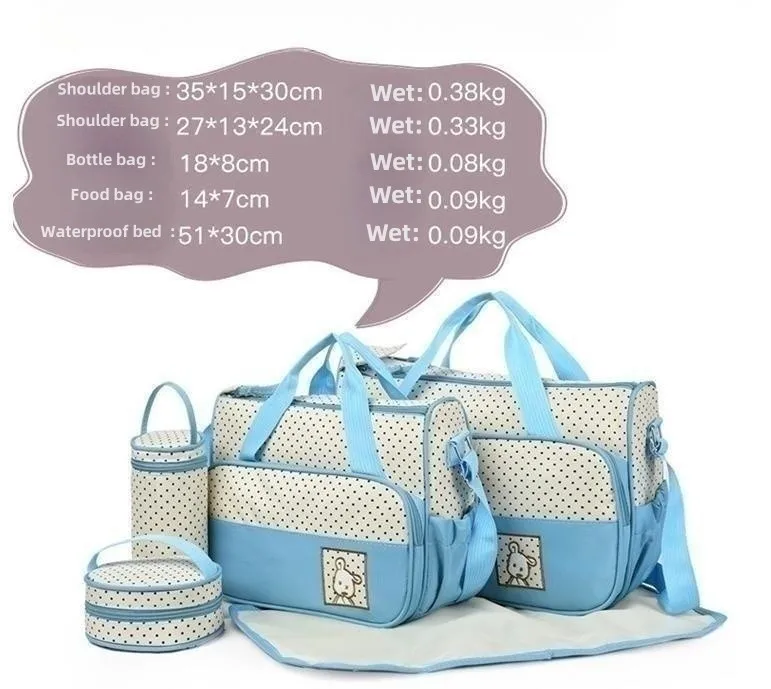 Custom Good Price Fabric Diaper Caddy Bag Organizer With Large Capacity For Mommy Baby Storage Bag Bottle Bag