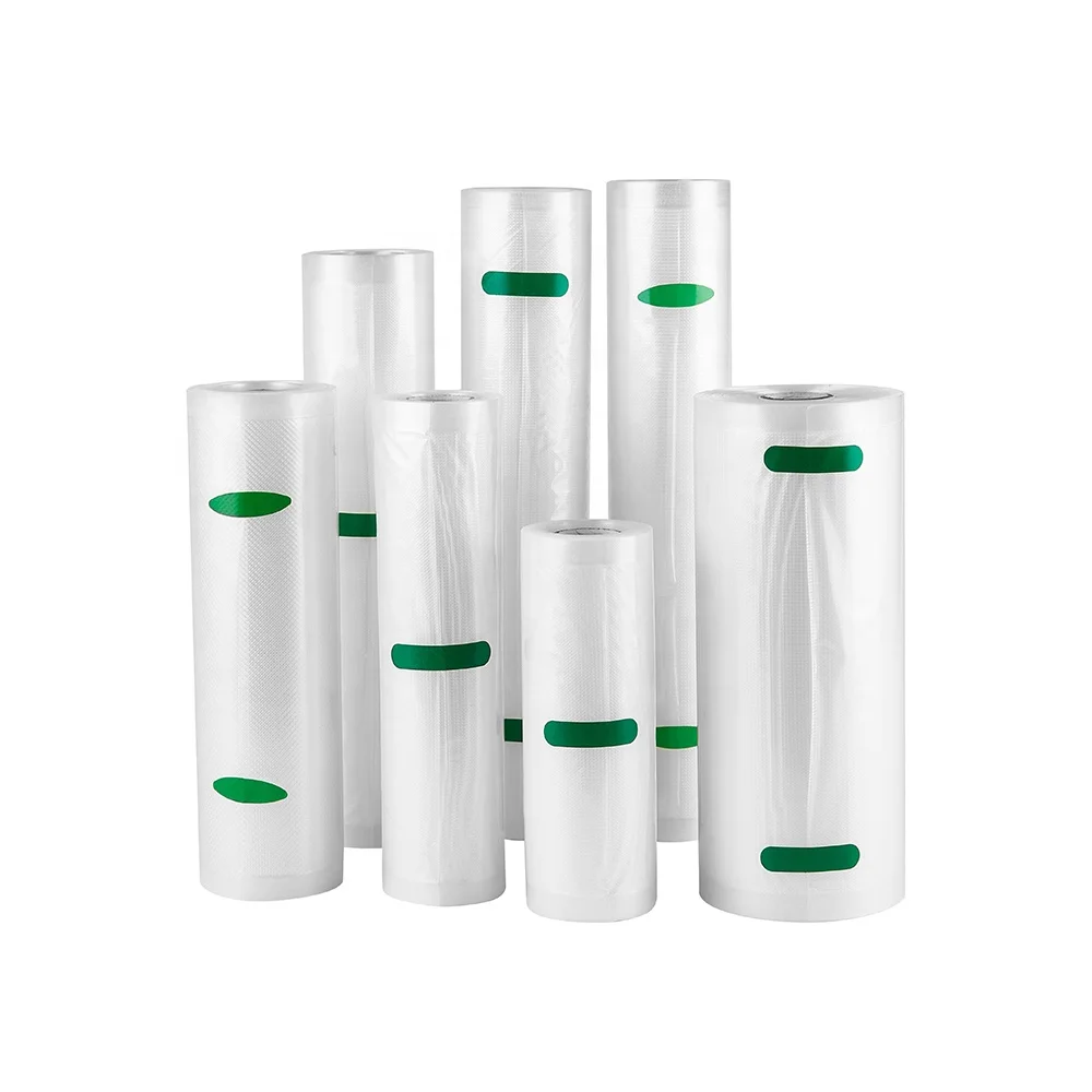 BPA Free Bag Rolls Vacuum Sealer 8x50 Plastic Bags For Vacuum Sealer Compatible With FoodSaver 6 Pack Vacuum Food Sealer Roll
