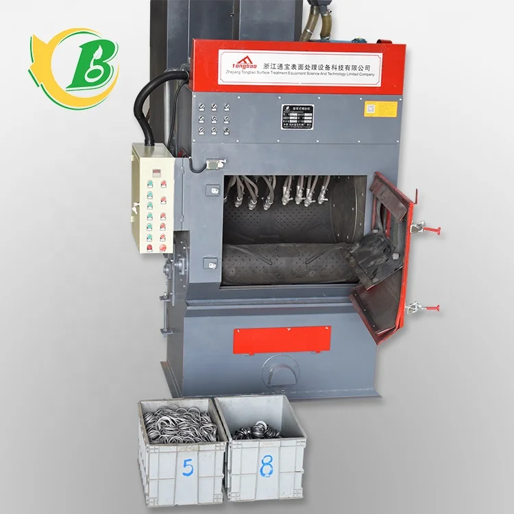 High strength Large Crawler sandblasting cabinet for heavy and larger parts