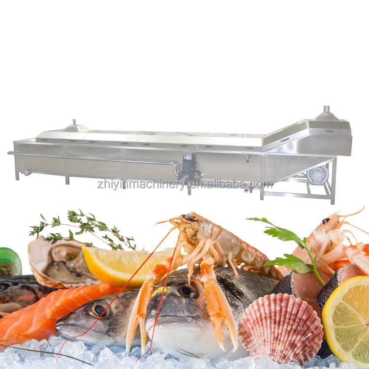 Factory Price Electric Heating 2500kg Banana Chips Almond Nut Peanut Blanching Machine Blanching French Fries Production Line