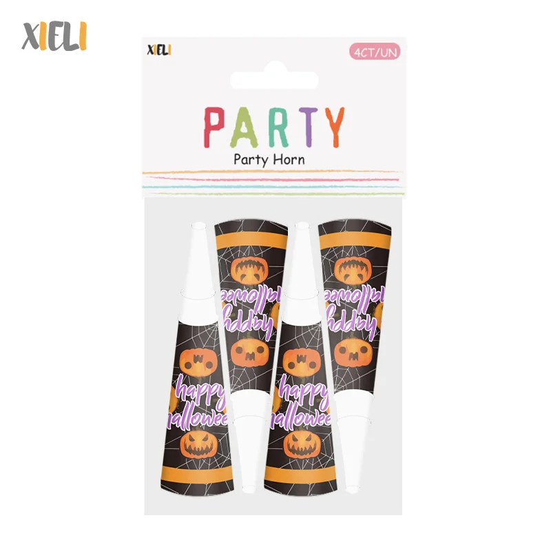 Xieli Happy Halloween Party Custom Printed Party Blow Air Horn