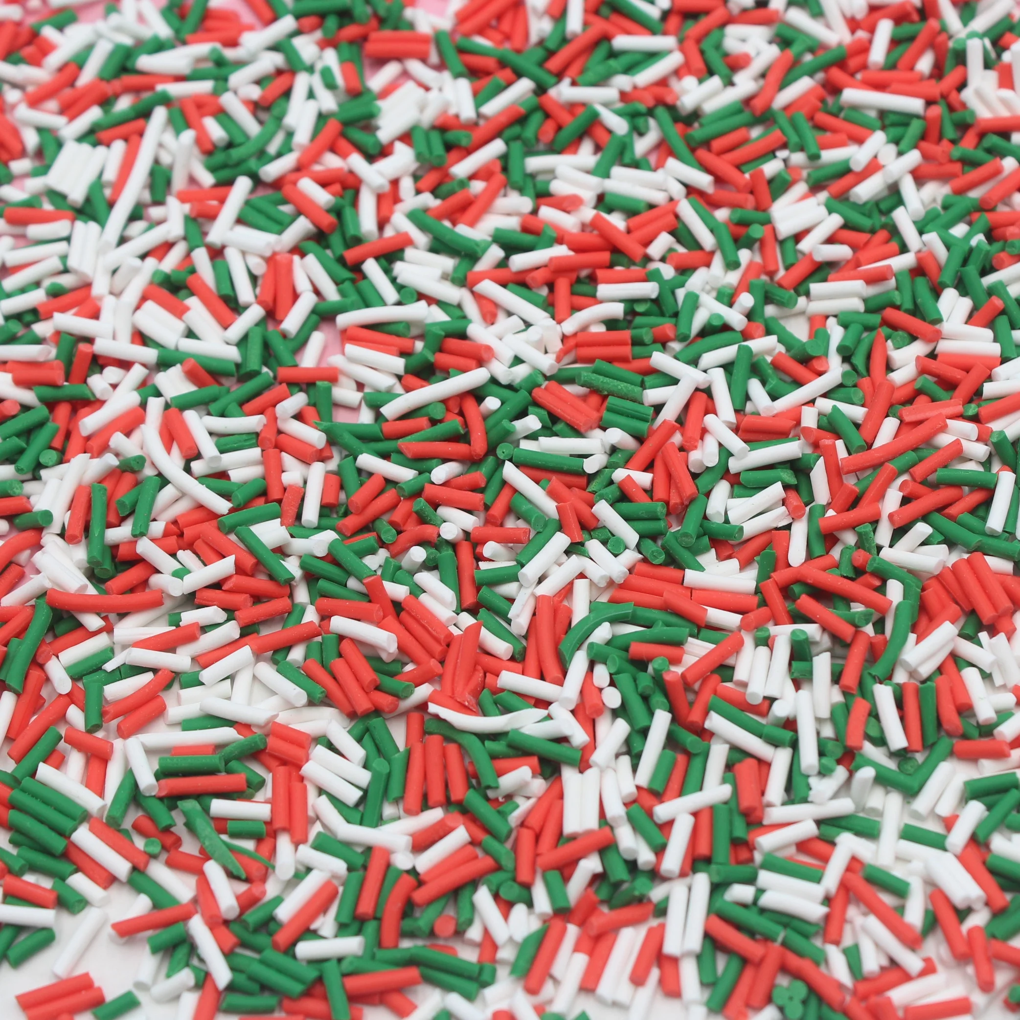 Colorful Long Candy Polymer Soft Clay Sprinkles Multi Simulation Sugar Cutters for Slime Diy Accessories