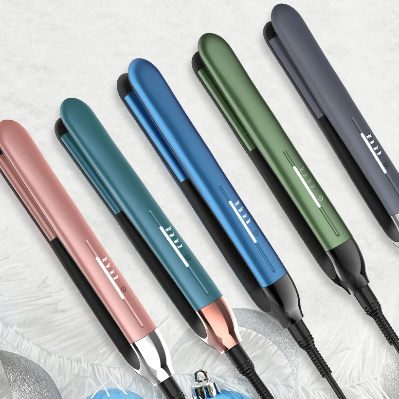 Heats Up Fast Straightening Iron Floating Plates Fast PTC Heater Flat Iron Hair Straightener for Salon