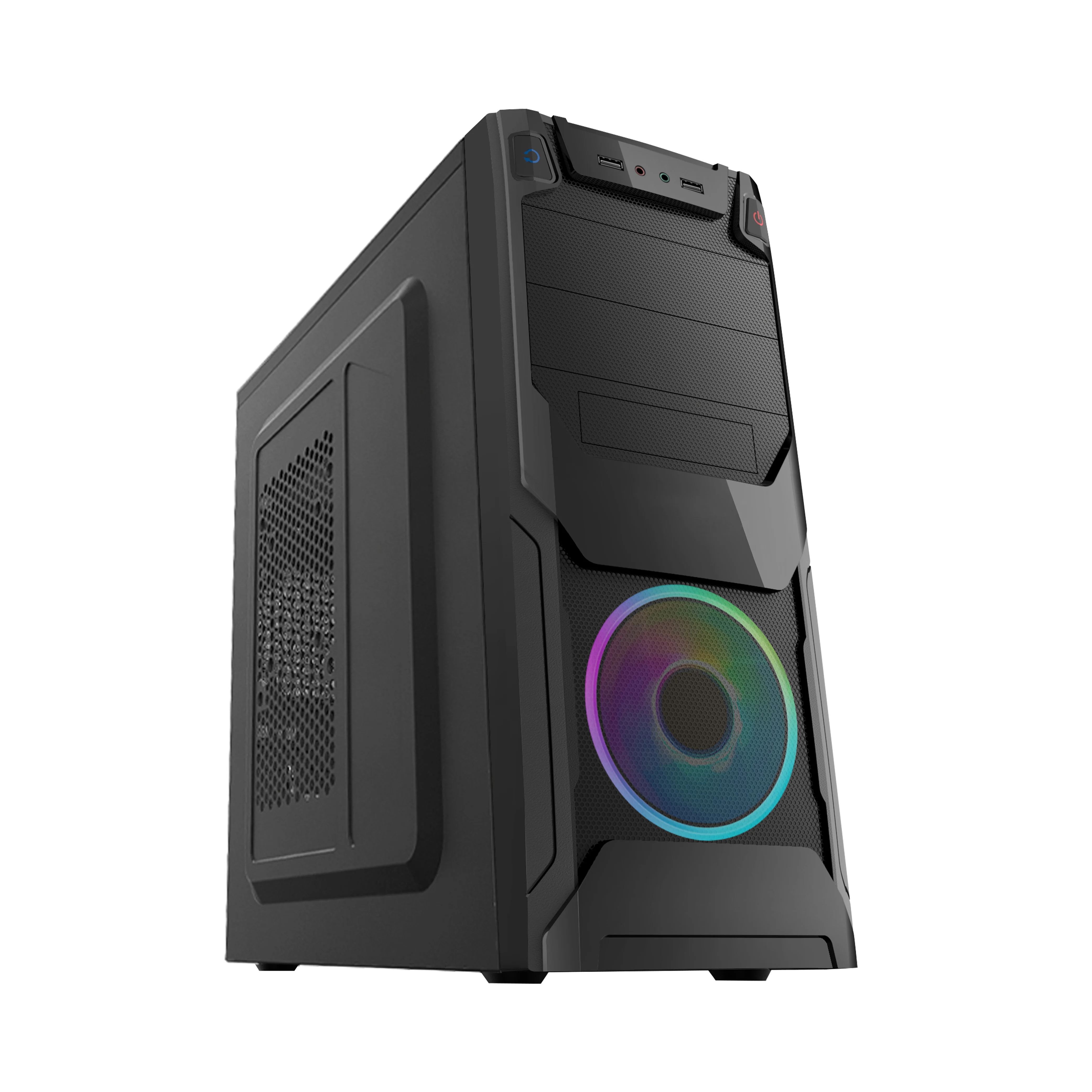 atx desktop front panel install cooling fans office pc computer case towers casing