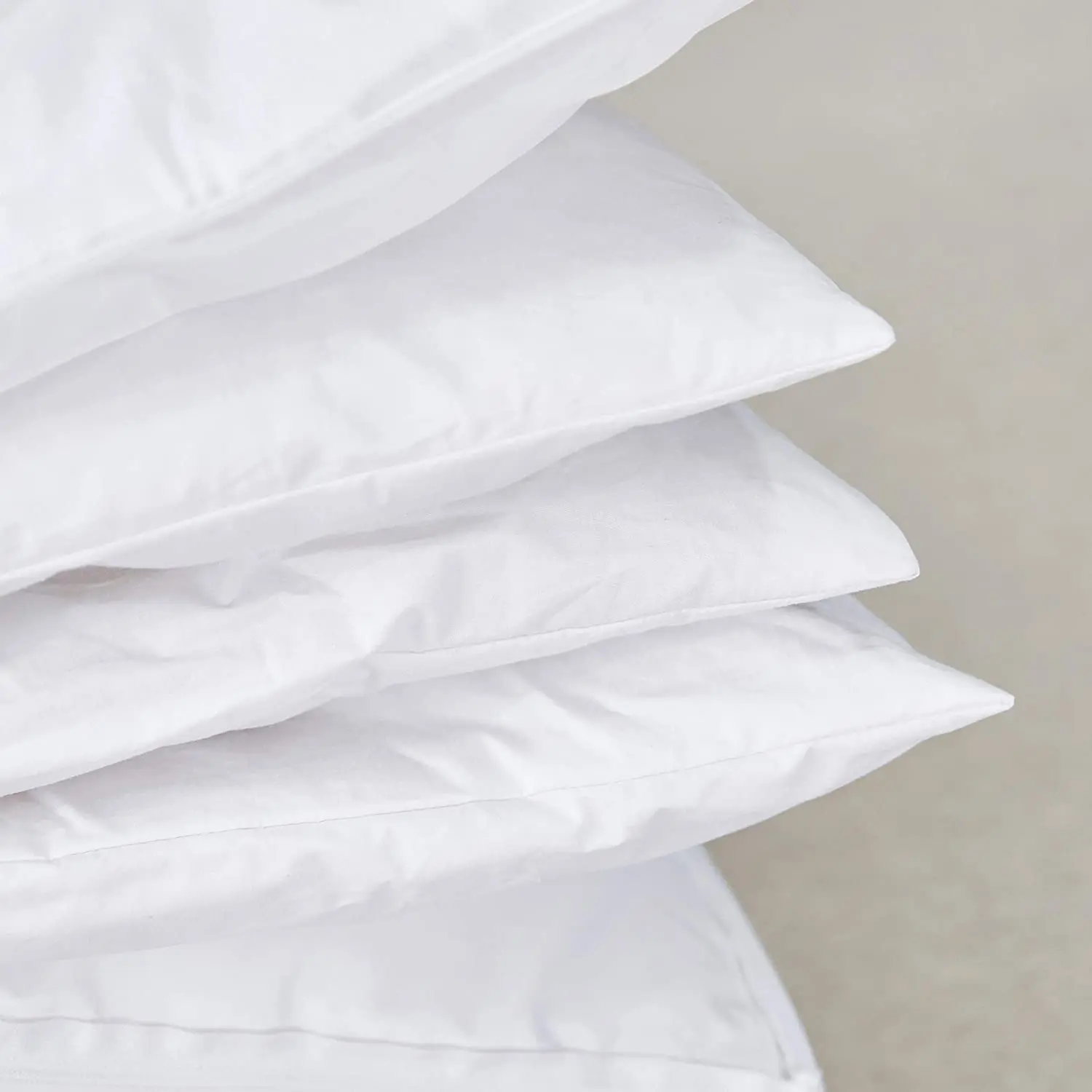 Pillow Insert luxury premium white 5 star hotel used neck down-proof fabric 3 layer duck home feather down filled pillows