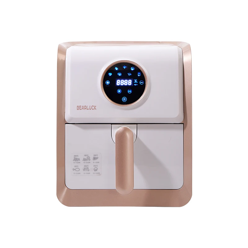 Dropshipping New trend 4.8L large capacity multifunction LDC display  square electric fried food machanic healthy  air fryer