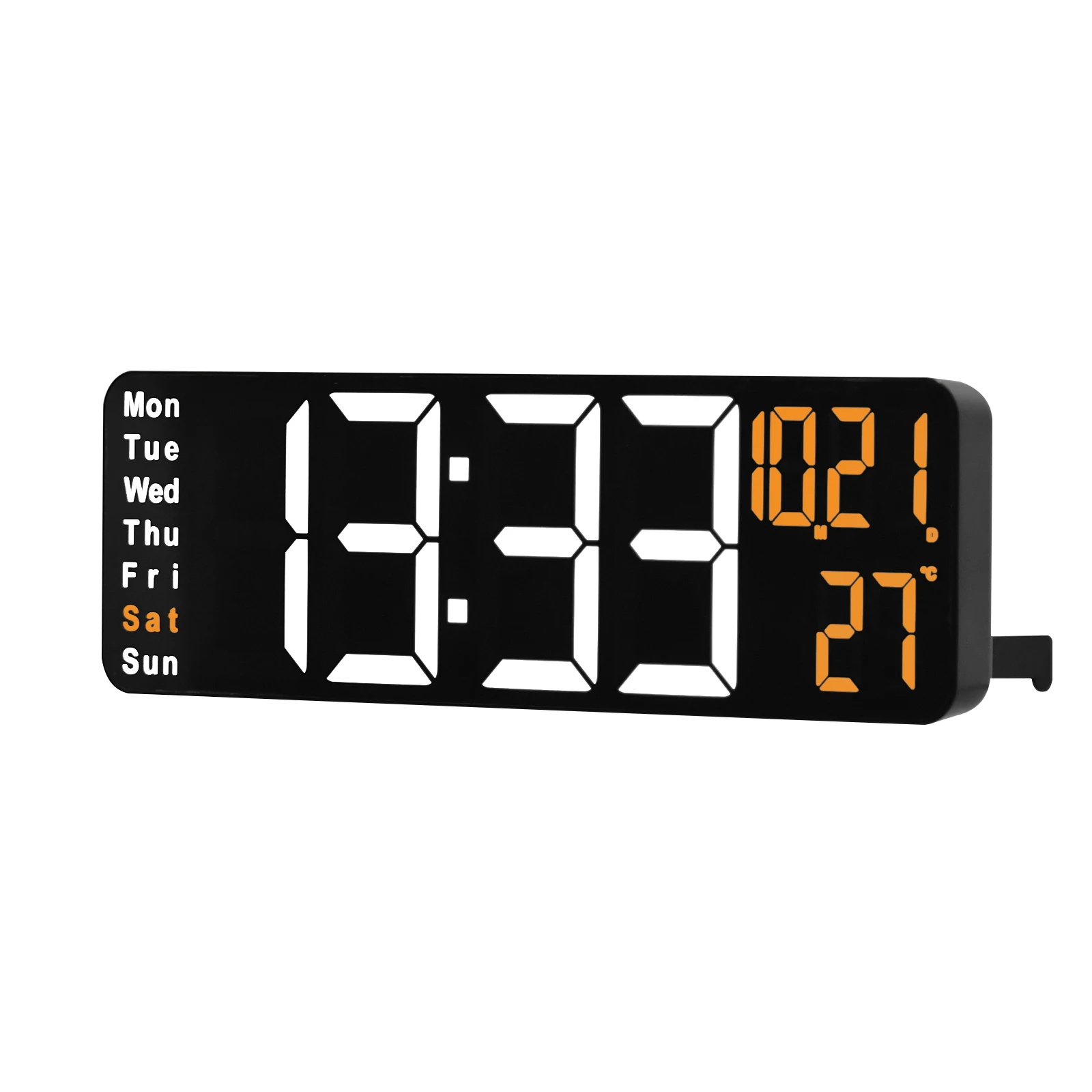 Hot Selling Multi-function Led Display Clock With Temperature Week And Calendar Remote Control Digital Smart Wall Clock